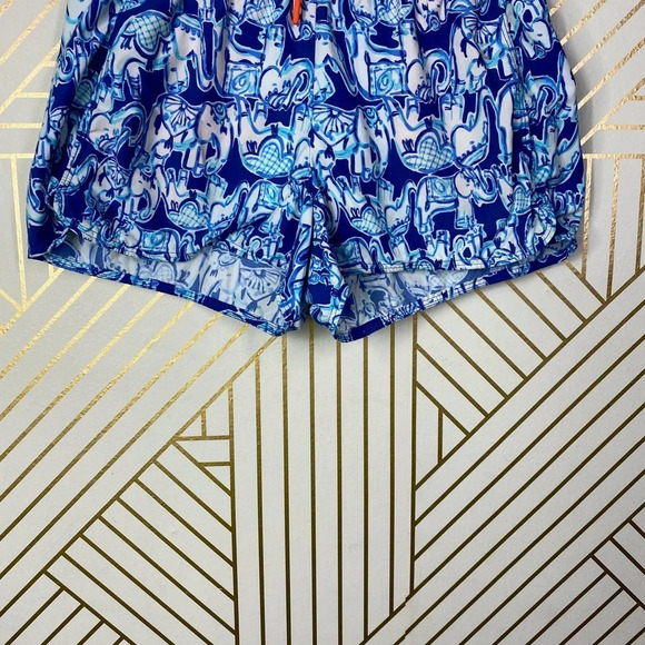 Lilly Pulitzer Run Around Luxletic Short in Bomber Blue Get Trunky Size US XS - Picture 3 of 9